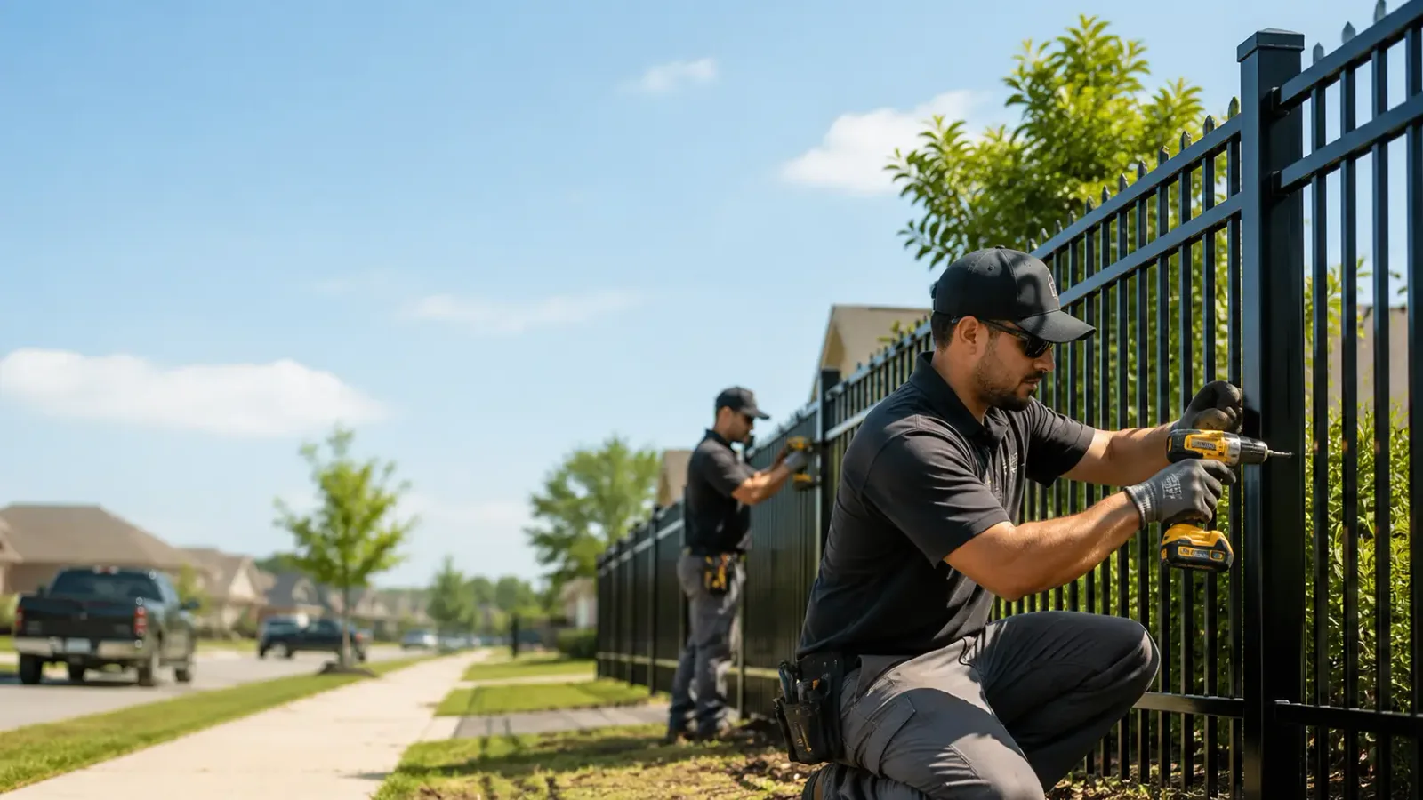 Metal Fence Installation in Buffalo, IN